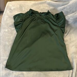 Chic Forest Green Women's Blouse